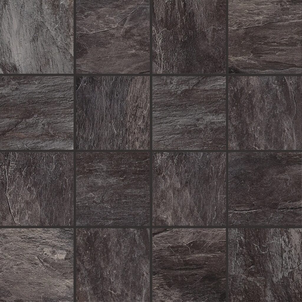 Керамогранит Rex Ardoise Noir 7.5×7.5 6mm 30×30 Mosaico