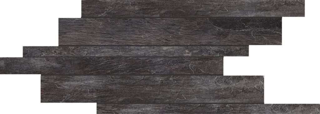 Керамогранит Rex Ardoise Noir Mod.List.Sfalsato 21×40