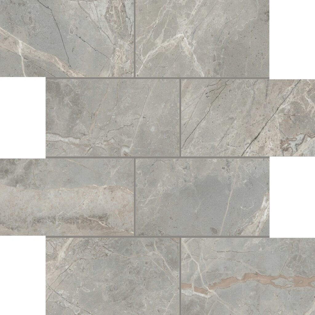 Керамогранит Rex Etoile Gris Mat 6mm Mur 7.5×15 30×30