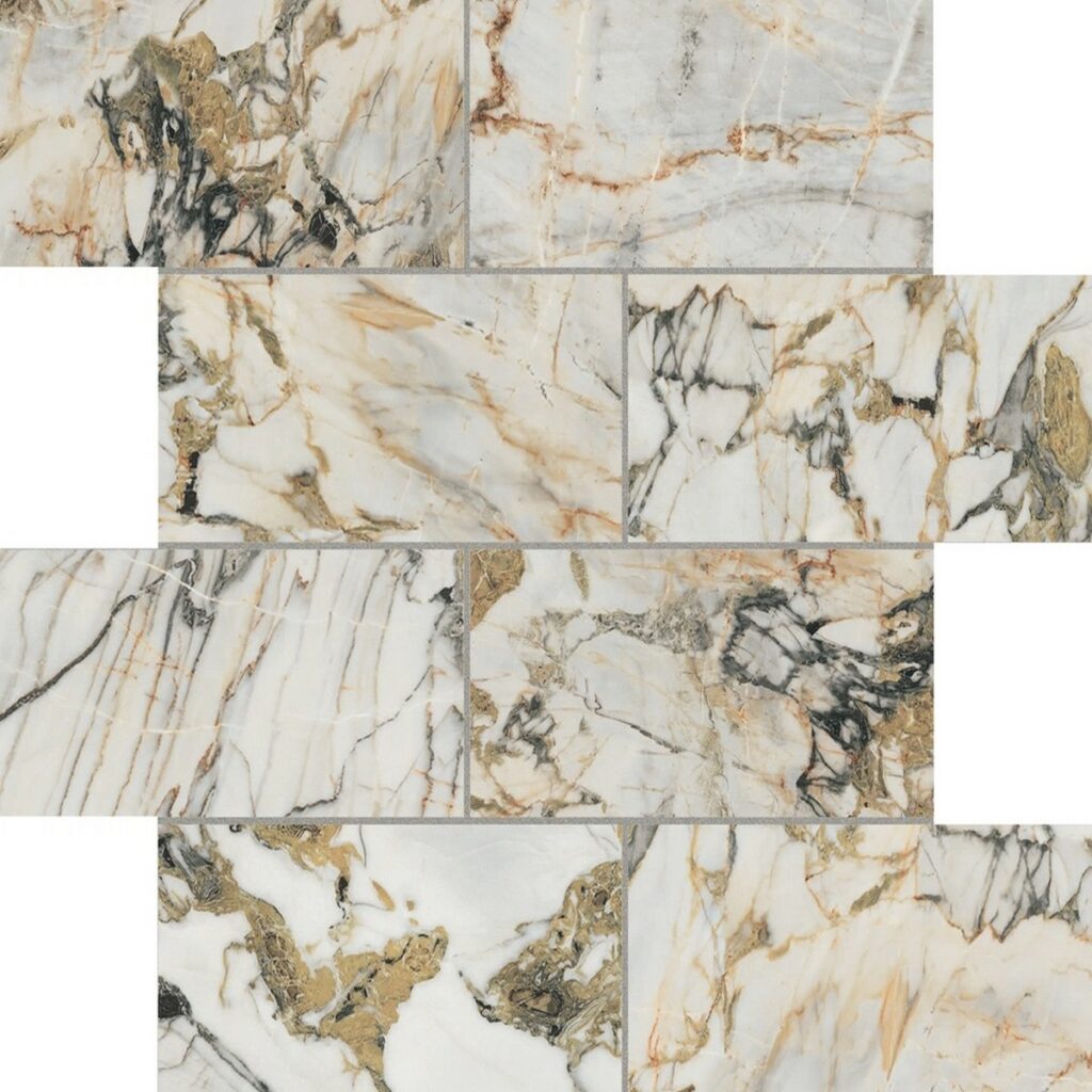 Керамогранит Rex Etoile Symphonie Mat 6mm Mur 7.5×15 30×30