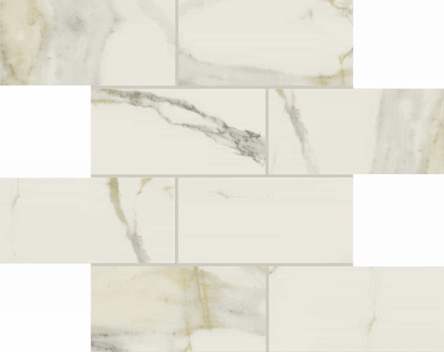 Керамогранит Rex I Classici Cal.Gold 7.5×15 6mm Mur.Matte 30×30