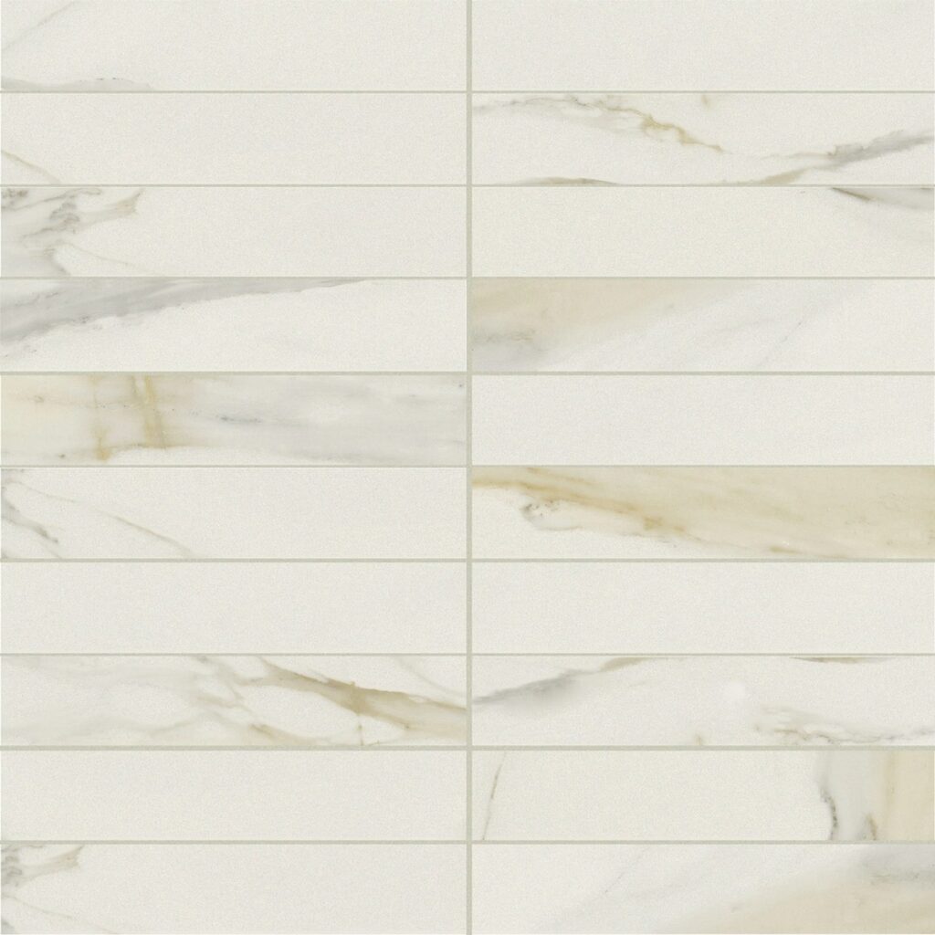 Керамогранит Rex I Classici Cal.Gold Mos. Glossy 3×15 30×30