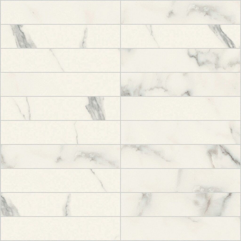 Керамогранит Rex I Classici Statuario Mos. Glossy 3×15 30×30