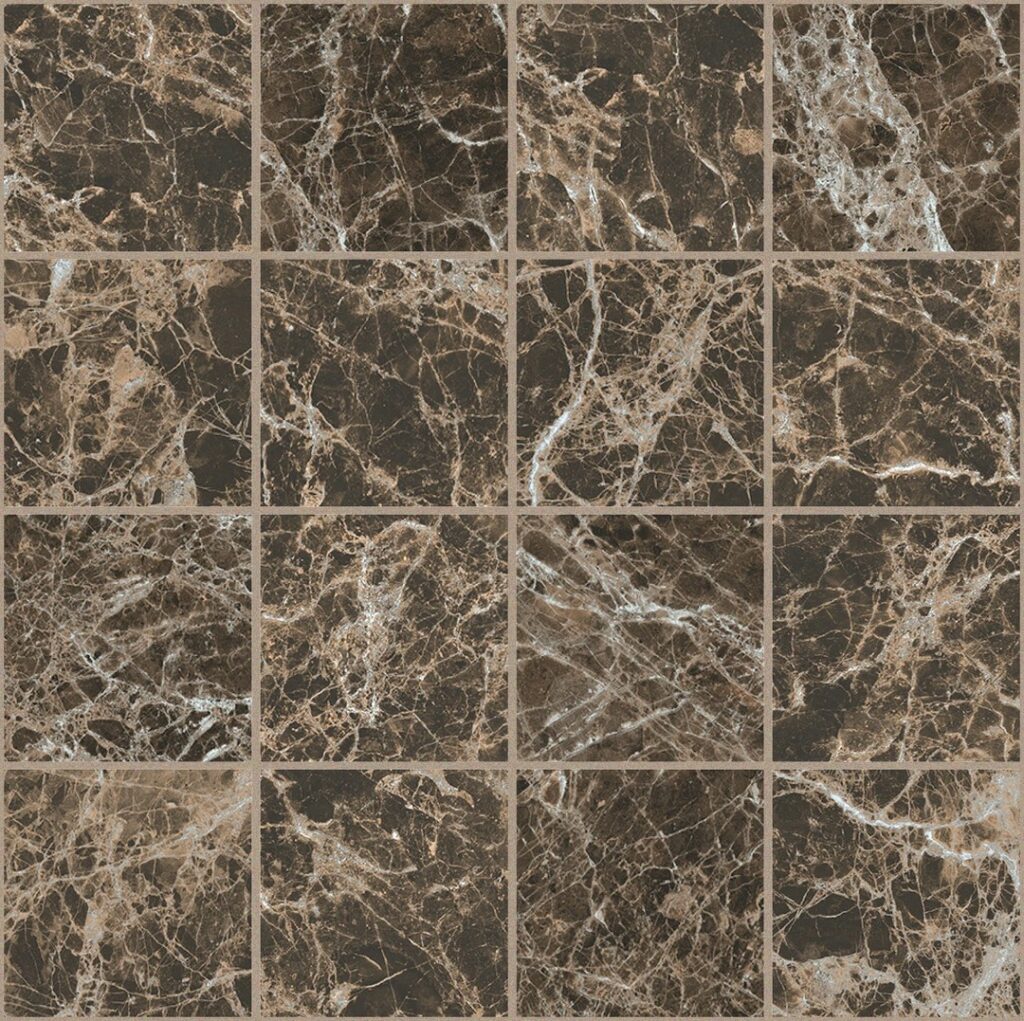 Керамогранит Rex Bijoux Marron Imperia Glo 6mm Mos7,5×7,5 30×30
