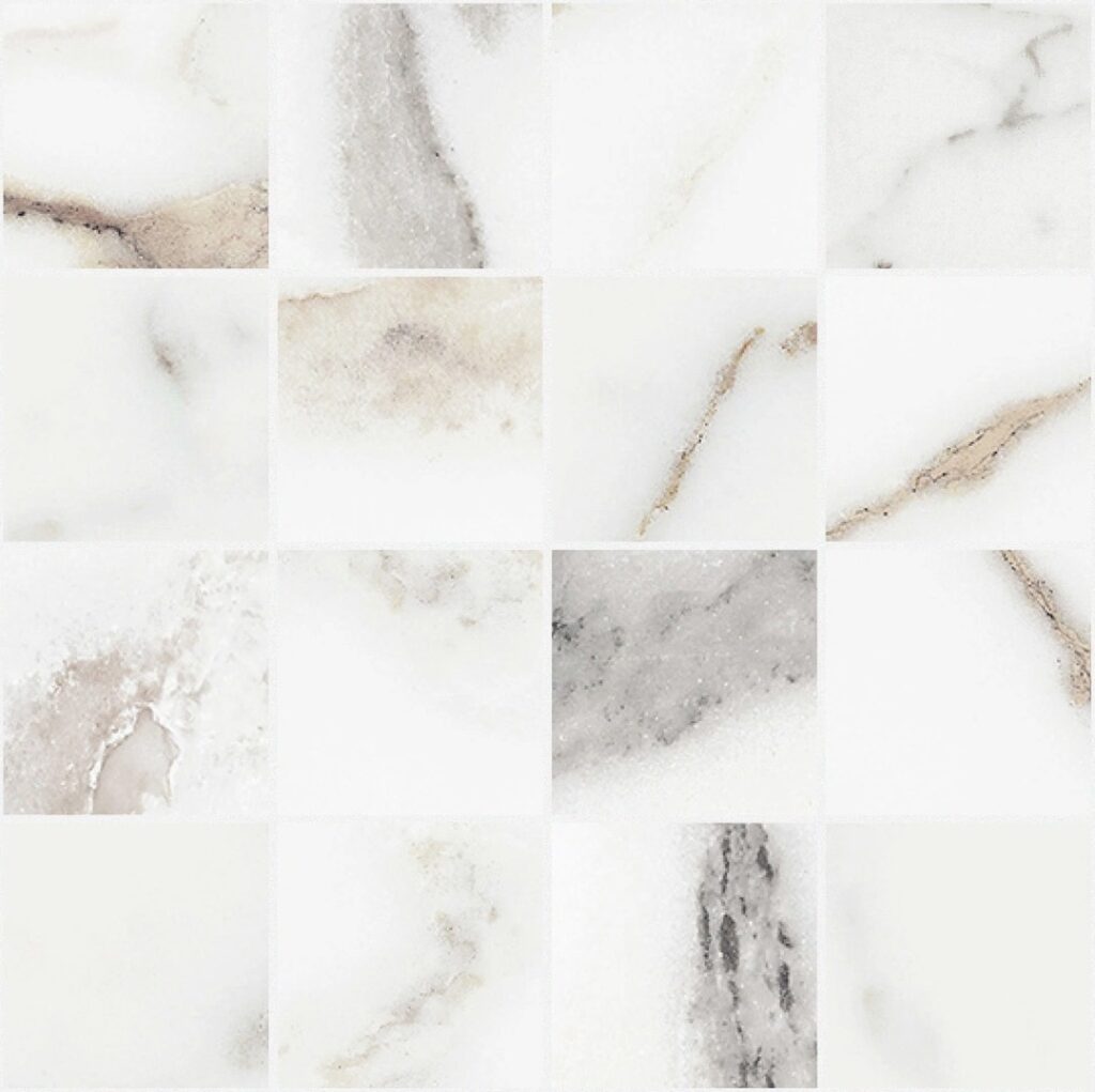 Керамогранит Rex Origines Rex Argent Glossy 6mm Mosaico 7.5×7.5 30×30