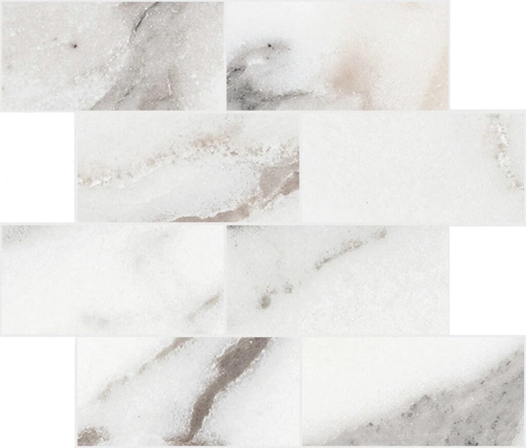 Керамогранит Rex Origines Rex Argent Glossy 6mm Muretto 7.5×15 30×30