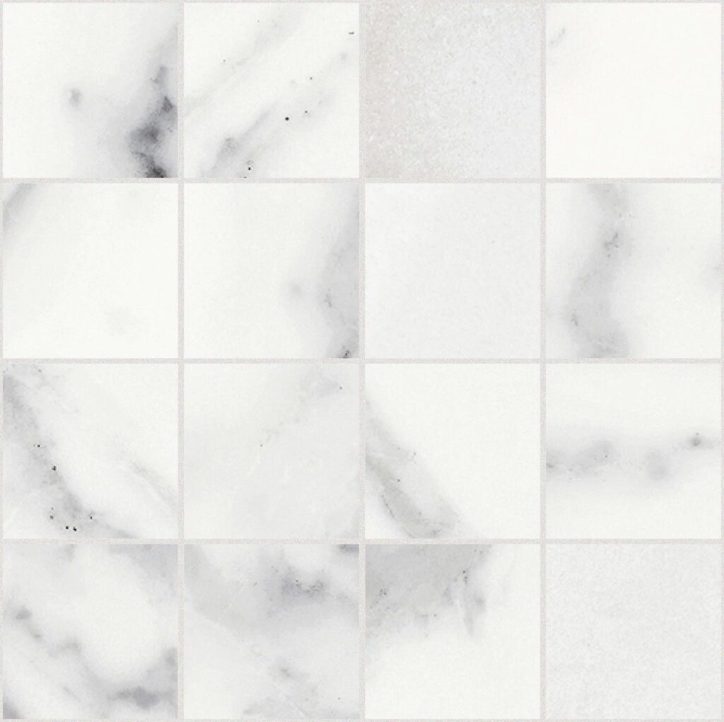Керамогранит Rex Origines Rex Blanc Glossy 6mm Mosaico 7.5×7.5 30×30
