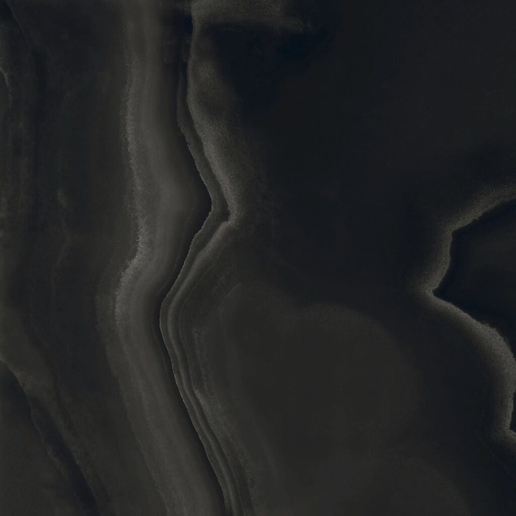 Керамогранит Rex Eccentric Luxe Smoky Black Glossy 6mm 120×120