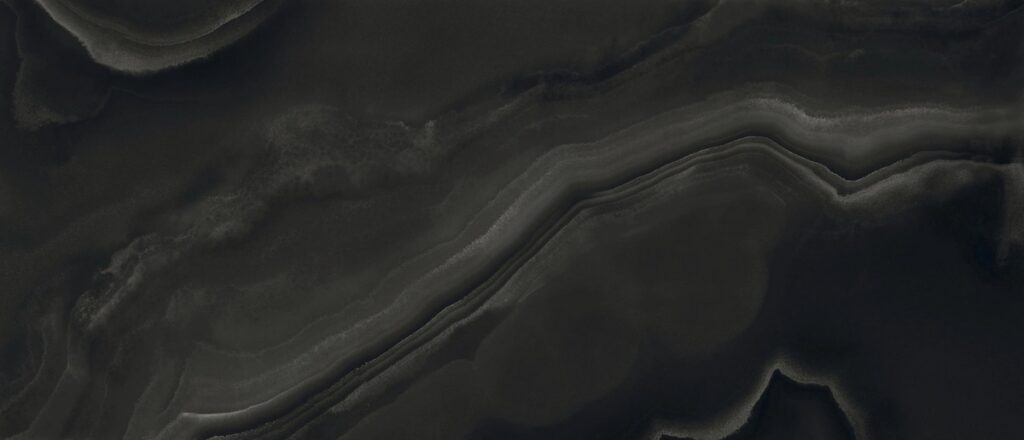 Керамогранит Rex Eccentric Luxe Smoky Black Glossy 6mm 120×280