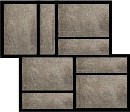 Керамогранит Rex Matieres Rex Gris Mod.Muretto 3d 30×30