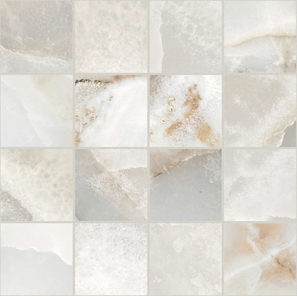 Керамогранит Rex Reves De Rex Noisette Glossy 6mm Mosaico (7.5×7.5) 30×30