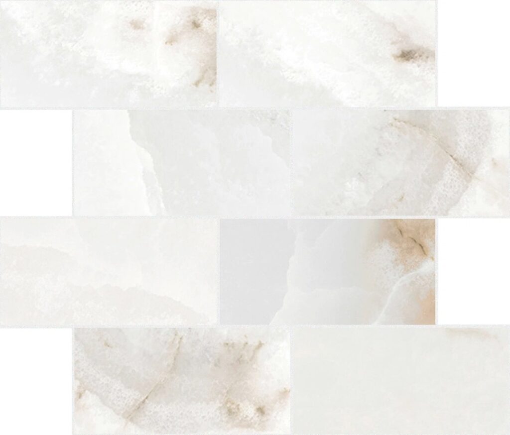 Керамогранит Rex Reves De Rex Perle Matte 6mm Muretto 7.5×15 30×30