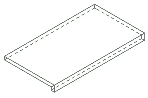Италон Х2 Аура Кл.Голд Ступ. Фронт 33×120