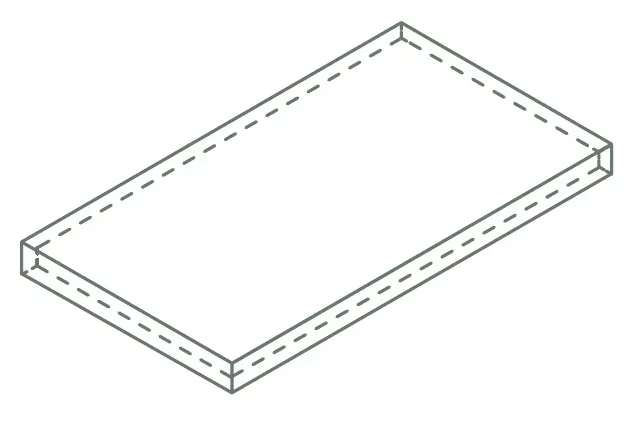 Италон Х2 Аура Кл.Оак Ступ. Угл.Лев 33×120