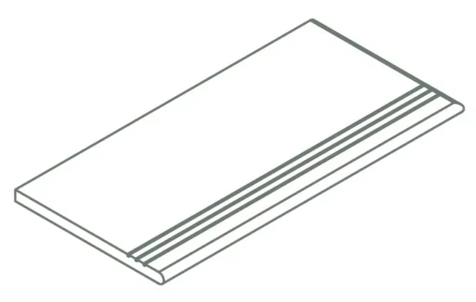 Италон Х2 Аура Кл.Оак Ступ.Закруг.Грип Пр 30×120