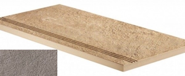 Италон Шарм Эво Антрачит Ступ.Угл.Лев 33×60