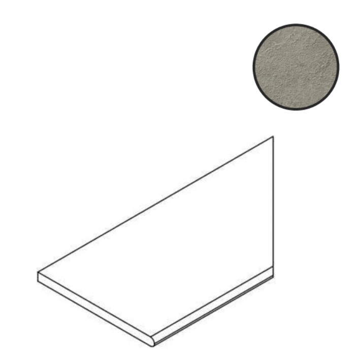 Италон Х2 Фоссил Блэк Бор.Закруглённый Пр 30×120