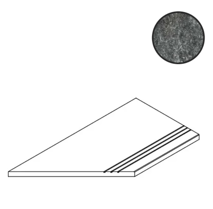 Италон Х2 Магма Графит Бор.Грип Лев 30×120