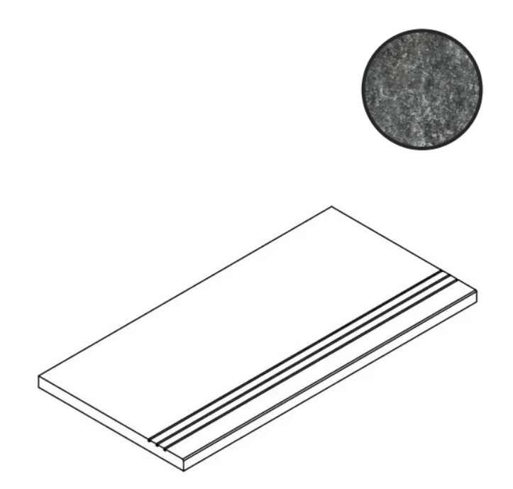 Италон Х2 Магма Графит Борt. Грип 60×30