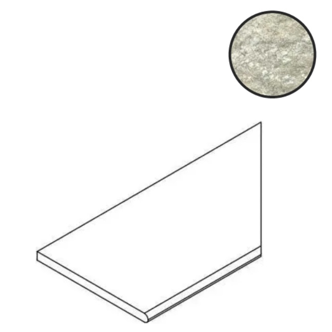 Италон Х2 Магма Минерал Борт. Закругл.Пр 60×30