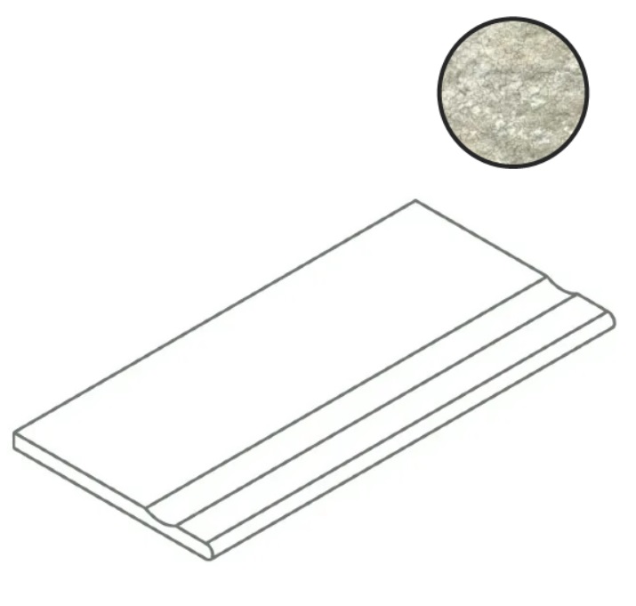Италон Х2 Магма Минерал Борт. С Выемкой Закр 60×30