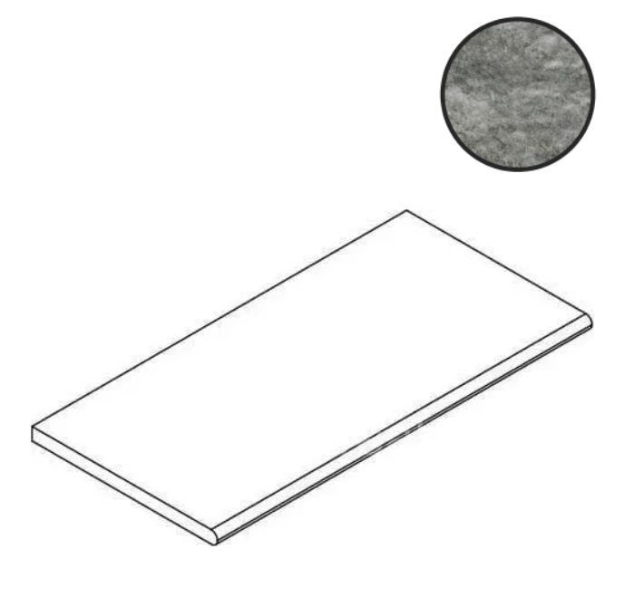 Италон Х2 Магма Фог Борт. Закруглённый 60×30