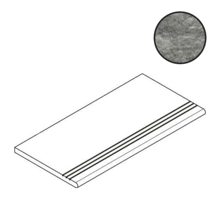 Италон Х2 Магма Фог Ступ.Закруг.Грип Пр 30×120