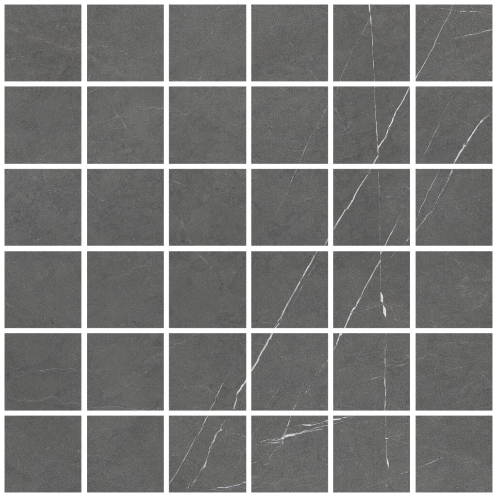 Керамогранит Living Ceramics Allure Mosaic 55 Anthracite Soft 30×30