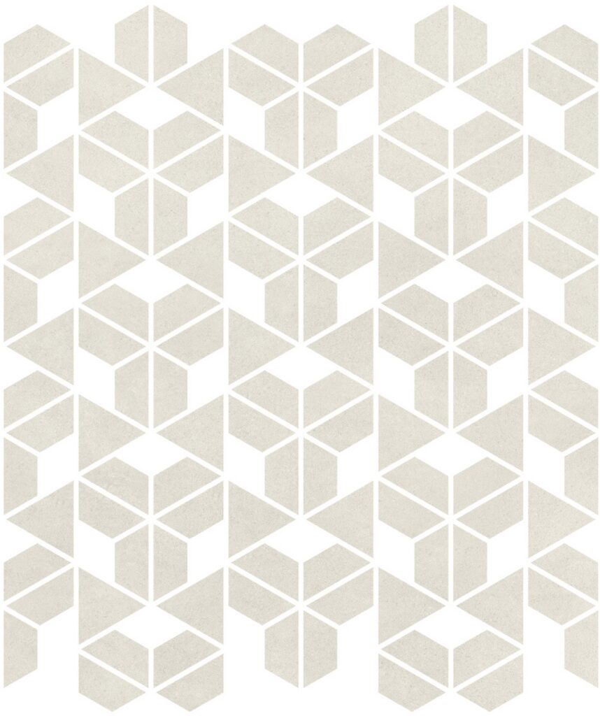 Керамогранит Living Ceramics Cava White Mosaic. A. 22.8×27.8