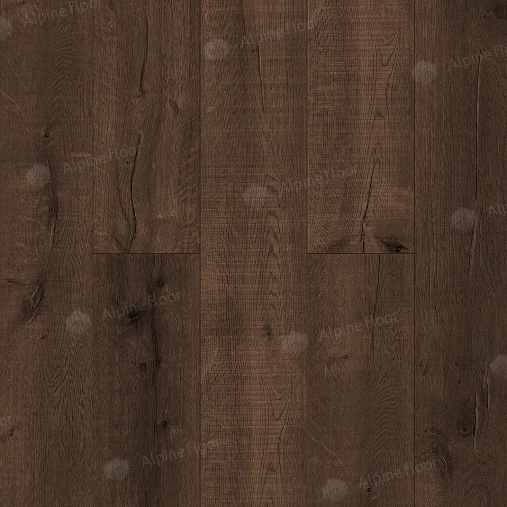 SPC ALPINE FLOOR Real Wood Кофейный Дуб Мокка ECO 2-2 MC 18,3×122 Замковый