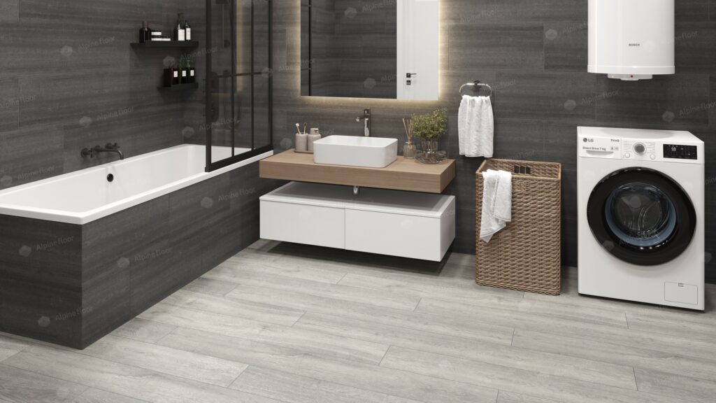 SPC ALPINE FLOOR Premium XL Дуб Платина ABA ECO 7-14 MC 18×152,4 Замковый