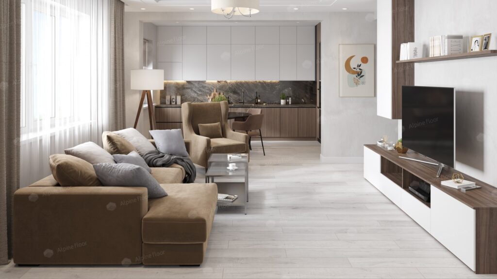 SPC ALPINE FLOOR Premium XL Дуб Морская пена ABA ECO 7-21 MC 18,3×122 Замковый