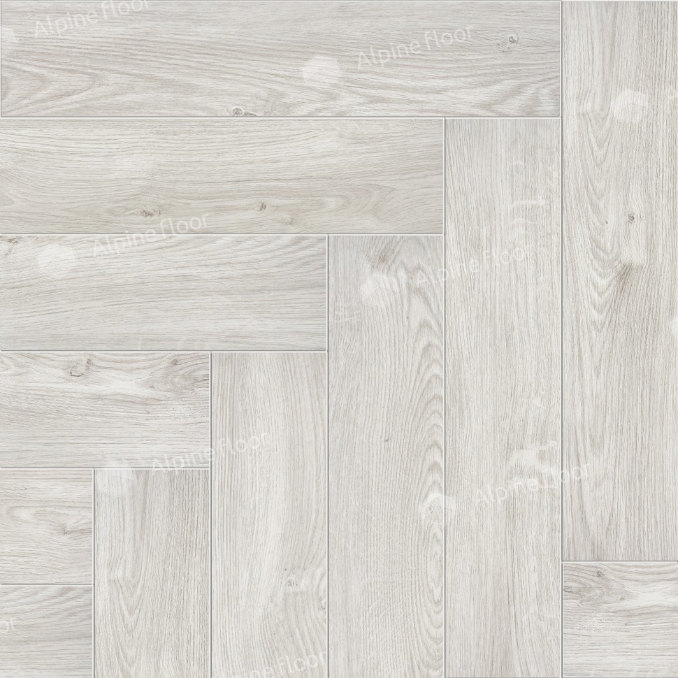 SPC ALPINE FLOOR Light Parquet Снежный ЕСО 13-11 MC 12,5×60 Замковый