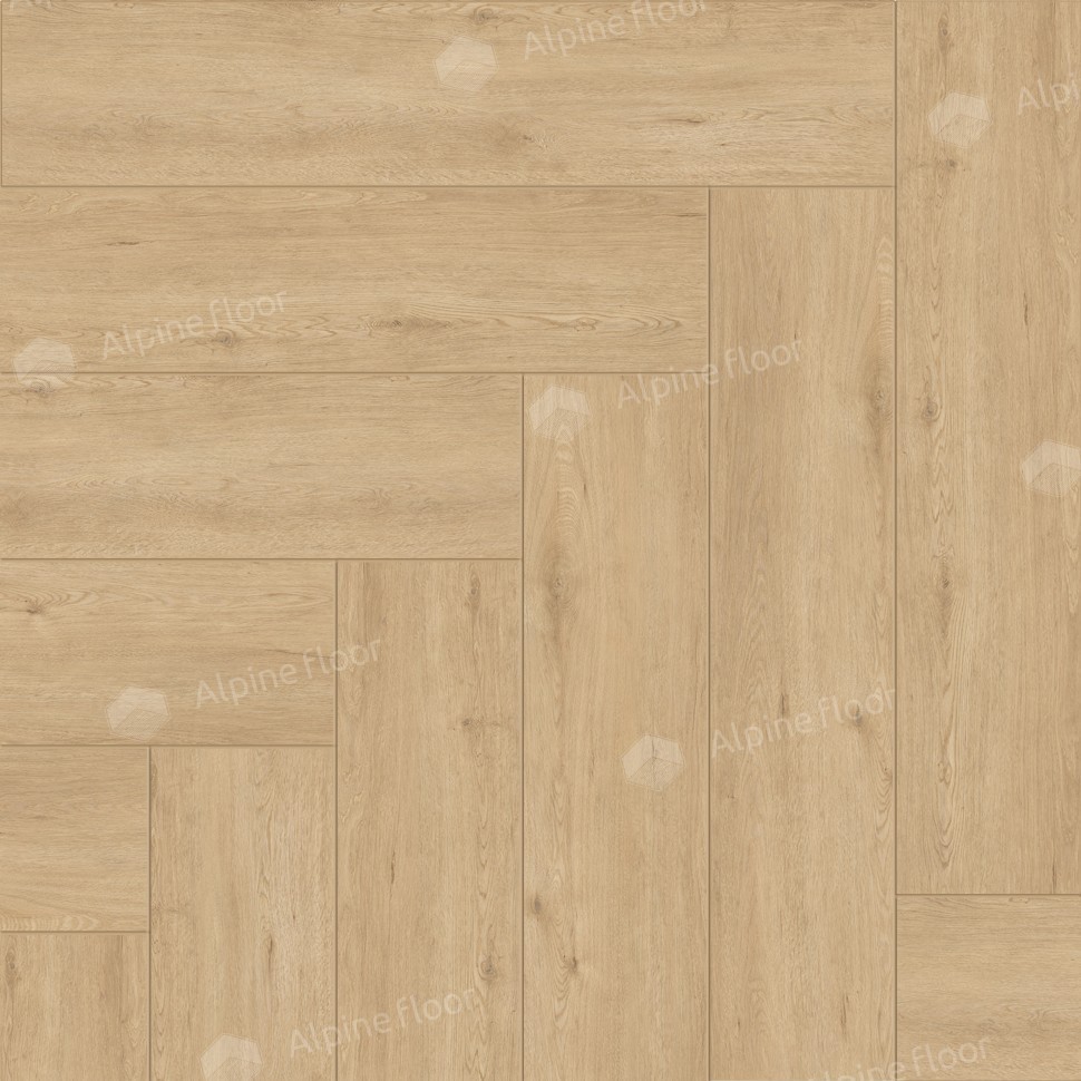 SPC ALPINE FLOOR Light Parquet Дуб Лесат ЕСО 13-26 MC 12,5×60 Замковый