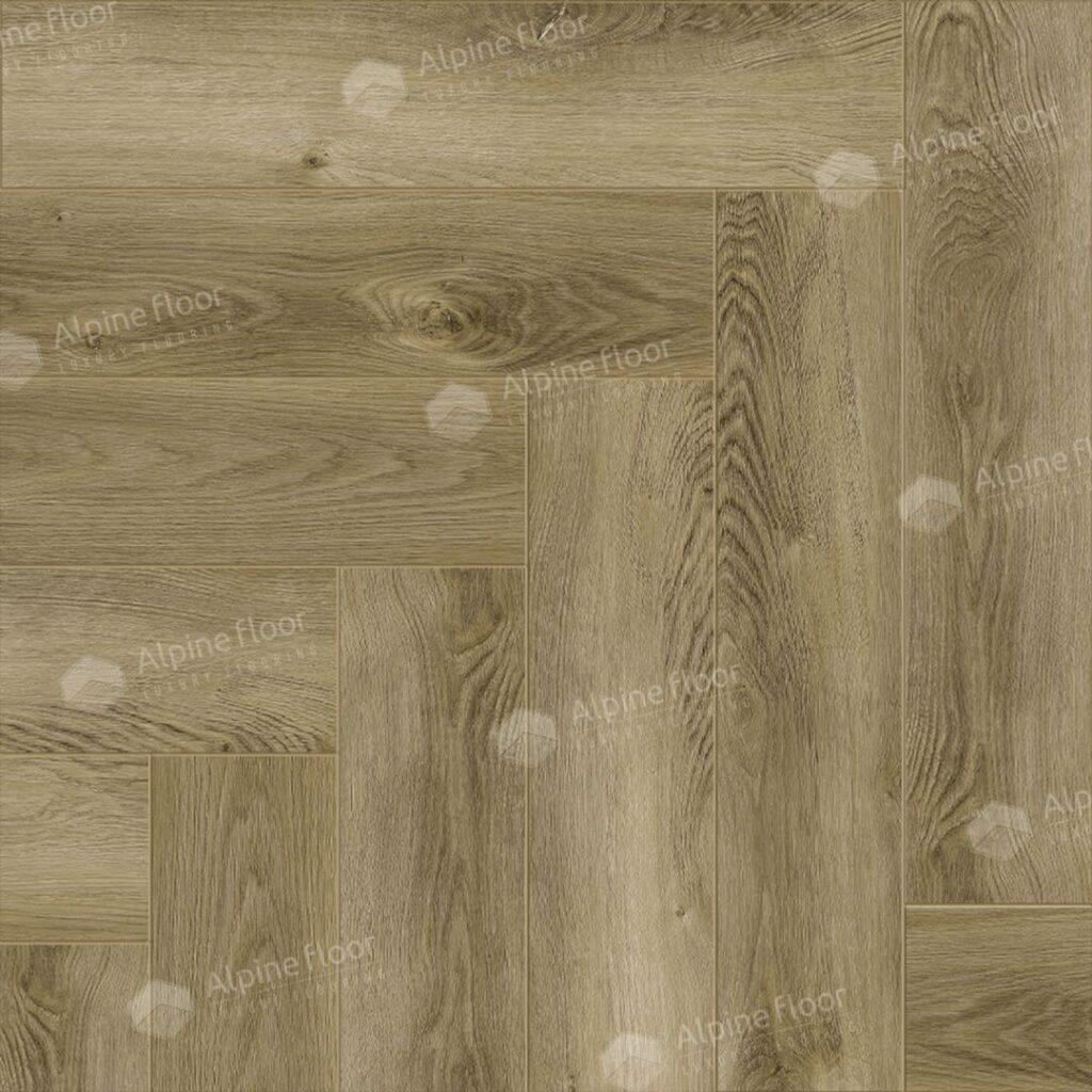SPC ALPINE FLOOR Light Parquet Дуб Кастор ЕСО 13-34 MC 12,5×60 Замковый