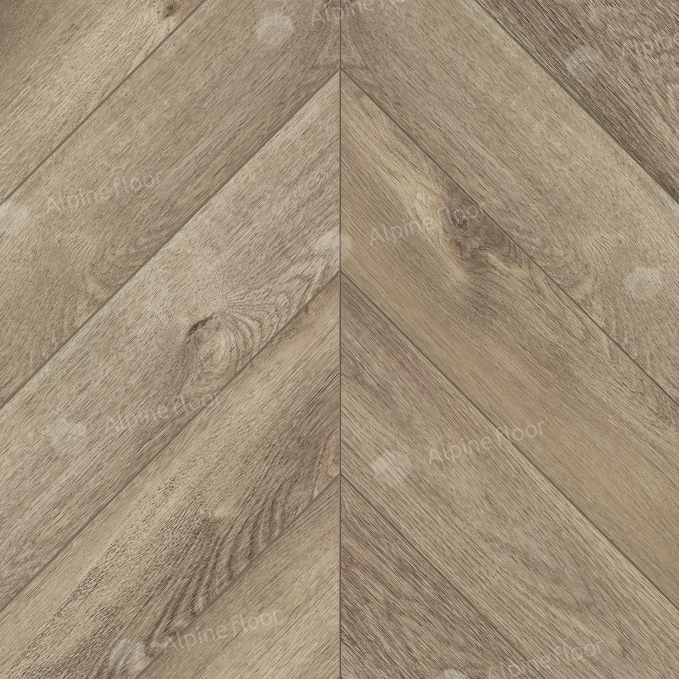 SPC ALPINE FLOOR Chevron Alpine Натуральный Первозданный Дуб Отбеленный ECO 18-3 MC 12,7×60 Замковый