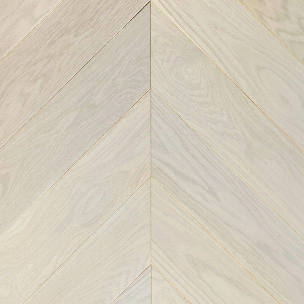 Французская Елка ESTA PARKET Chevron Ash Chevron Elegant Frost Ivory Pores 10×48