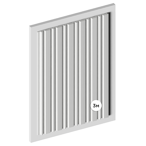 Панель HIWOOD Lv122 Long Np 1,2×300 Клеевой