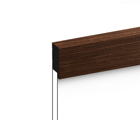 Молдинг HIWOOD Финишный Lf1 Br396 1,7×270 Клеевой