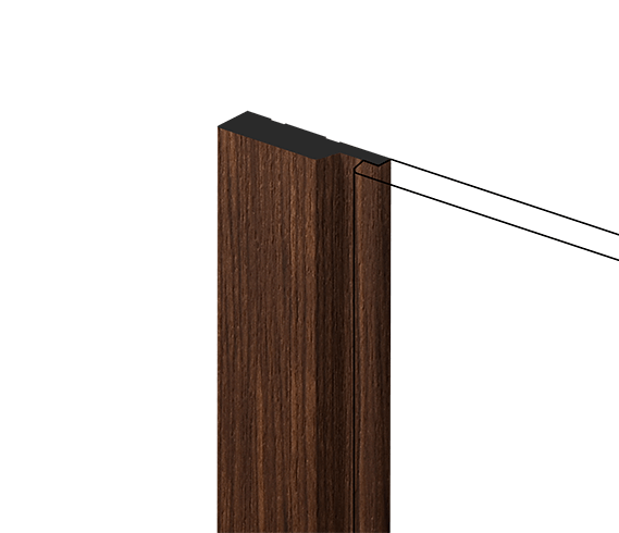 Молдинг HIWOOD Финишный Lf124A Br396 1,2×270 Клеевой