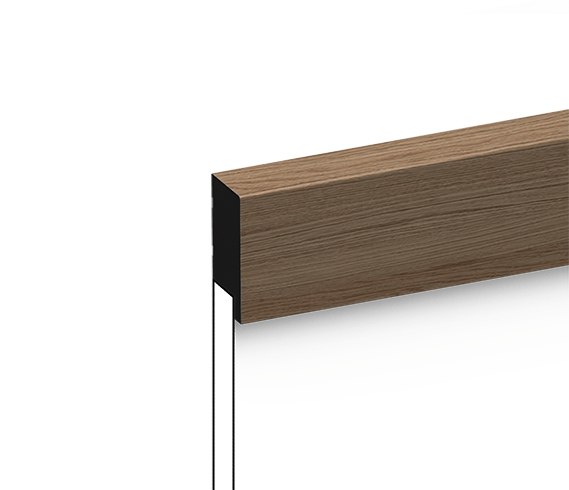 Молдинг HIWOOD Финишный Lf1 Br417 1,7×270 Клеевой