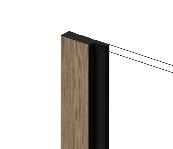 Молдинг HIWOOD Финишный Lf124A Br417K 1,2×270 Клеевой