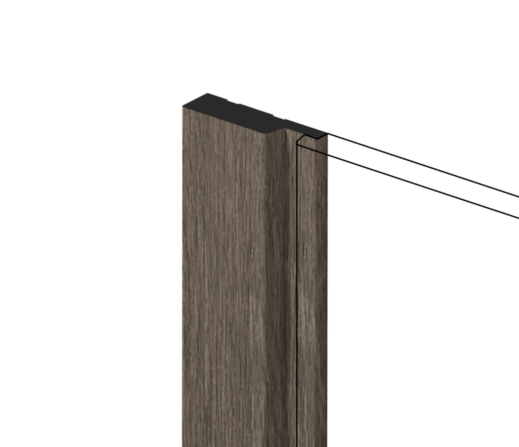 Молдинг HIWOOD Финишный Lf124A Br490 1,2×270 Клеевой