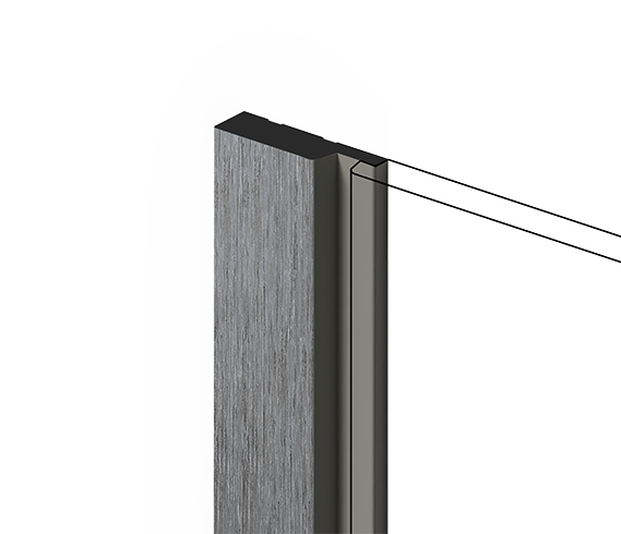 Молдинг HIWOOD Финишный Lf124A Gn68 1,2×270 Клеевой