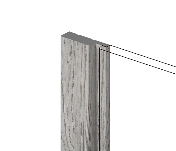 Молдинг HIWOOD Финишный Lf124A Gr24 1,2×270 Клеевой