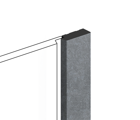 Молдинг HIWOOD Финишный Lf124B S381A 1,2×270 Клеевой
