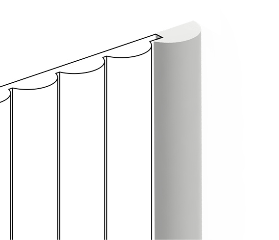 Молдинг HIWOOD Финишный Lf135B Long Np 1,2×300 Клеевой