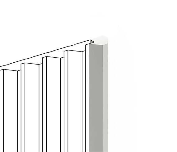 Молдинг HIWOOD Финишный Lf136B Long Np 1,2×300 Клеевой