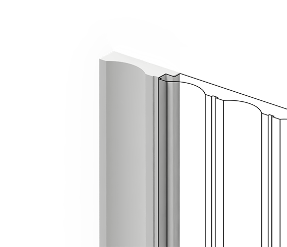 Молдинг HIWOOD Финишный Lf138A Long Np 1,2×300 Клеевой