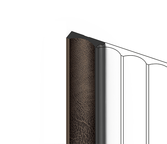 Молдинг HIWOOD Финишный Lf139A Br405 1,2×270 Клеевой